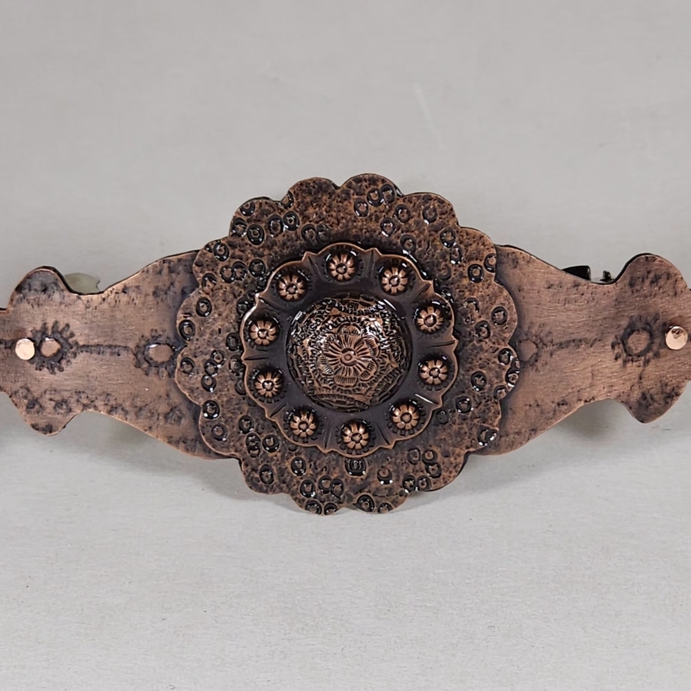 Handmade Western Style Copper Barrette